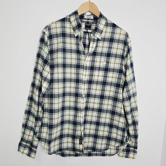 Todd Snyder Shirt Large Indian Madras Plaid Button Front Long Sleeve Mens Cotton - Picture 1 of 13